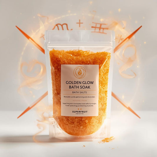 Golden Glow Bath Soak—Fire Ritual • Aries, Leo & Sagittarius