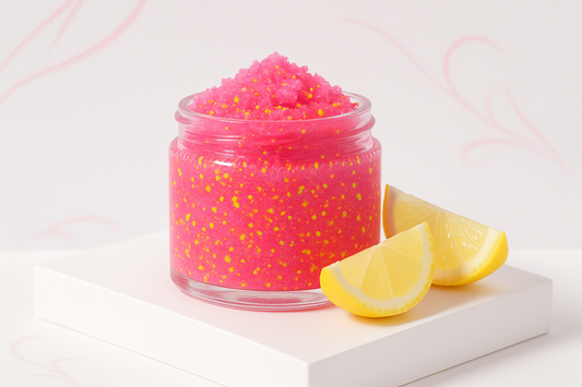 include bright neon yellow specks in the texture. also one or two lemon wedges on the stage